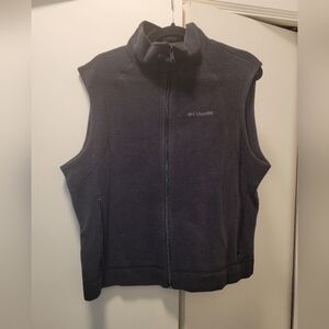 Columbia Black Fleece Vest